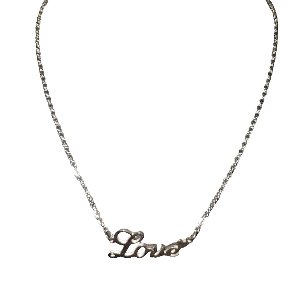 Stainless Steel Chain with Love Charm