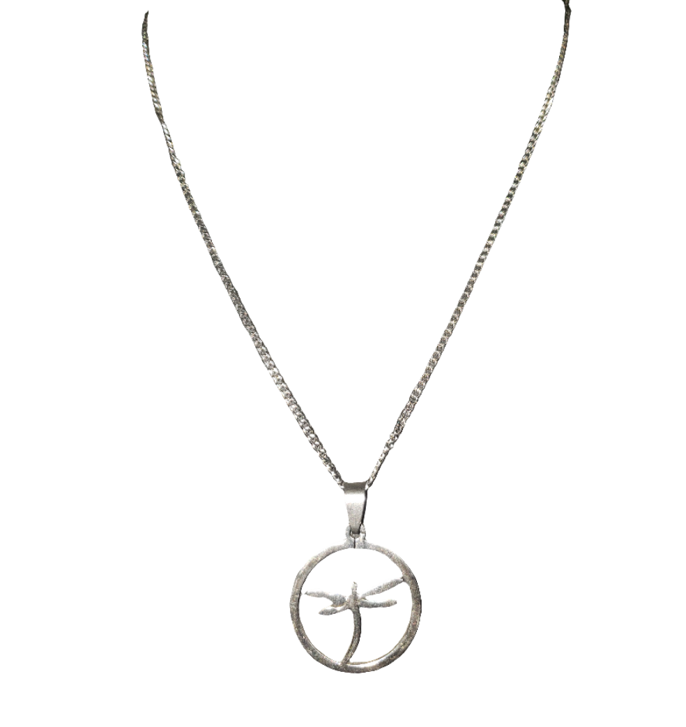 Stainless Steel Chain with Dragonfly Pendant