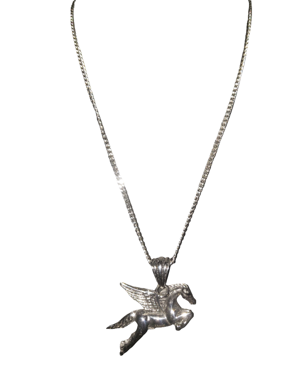 Stainless Steel Chain with Pegasus Pendant