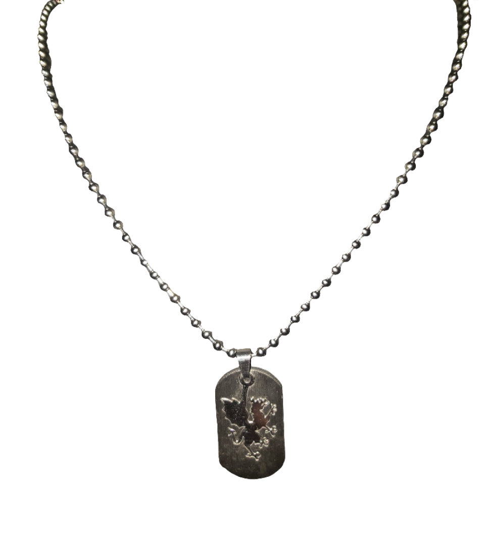 Stainless Steel Chain with Griffin Pendant
