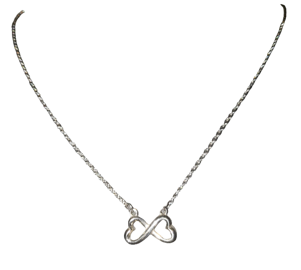 Stainless Steel Chain with Infinity Hearts
