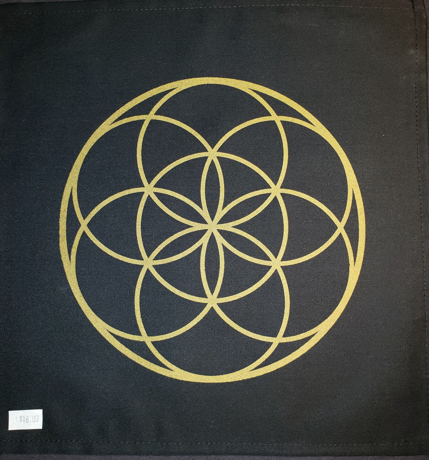 Black Germ Of Life Crystal Mat