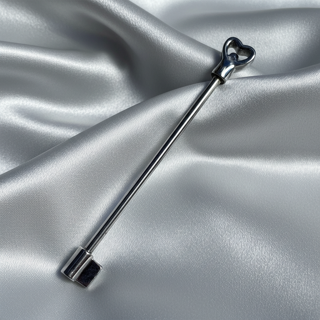 Key Industrial Ear Barbell in 316l stainless steel