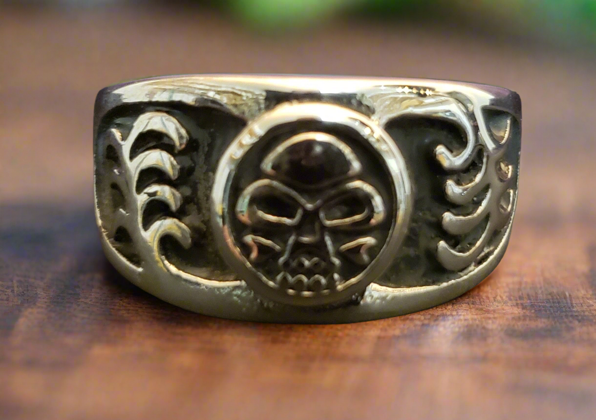 Men's Steel Punisher Skull Ring