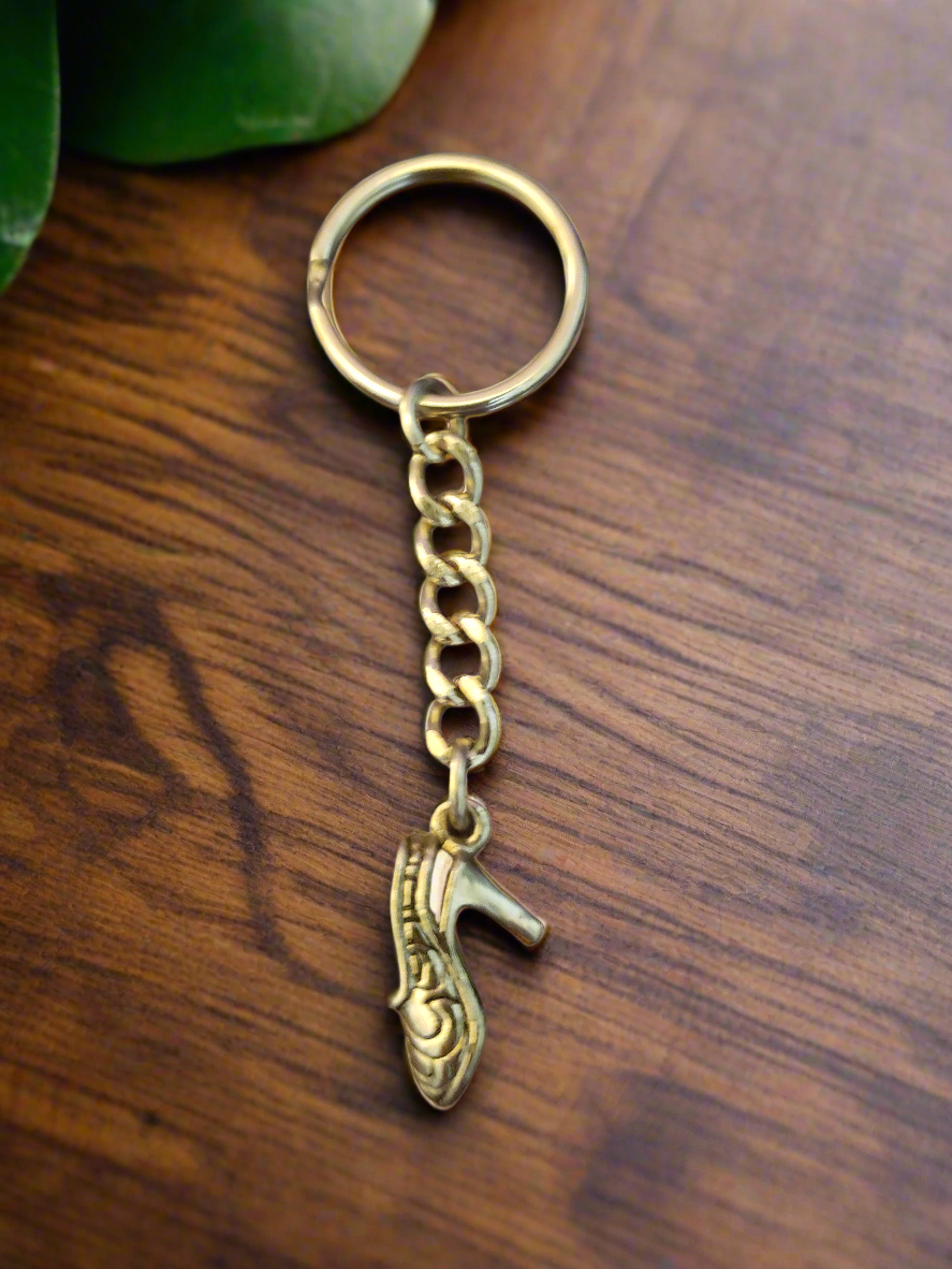 Handmade Keychain with High Heel Shoe Charm