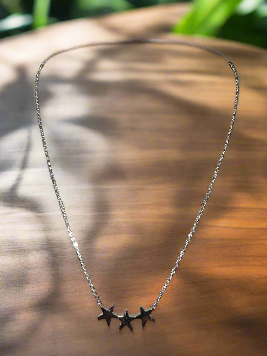 Stainless Steel Chain with 3 Stars
