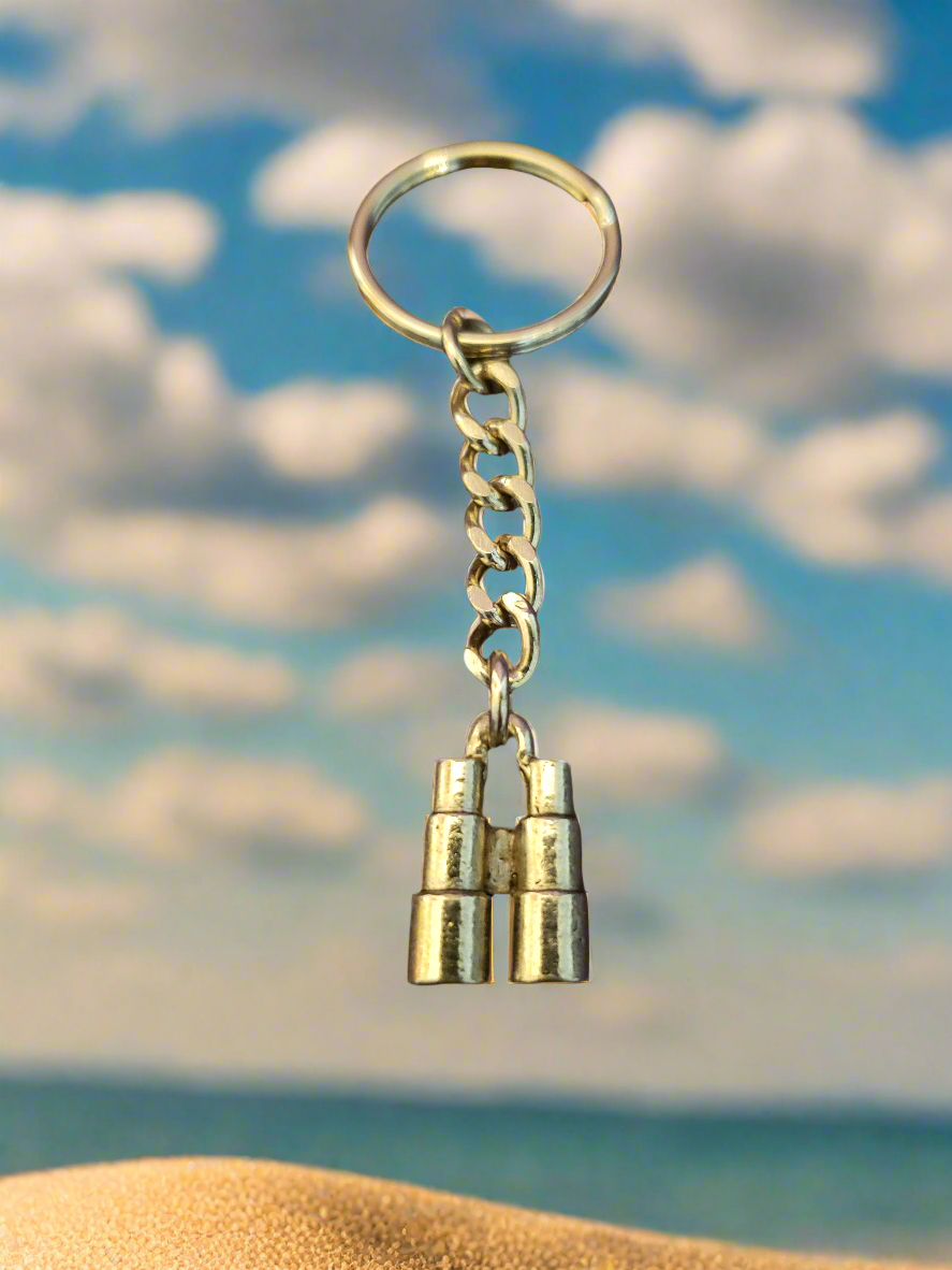Handmade Keychain with Binoculars