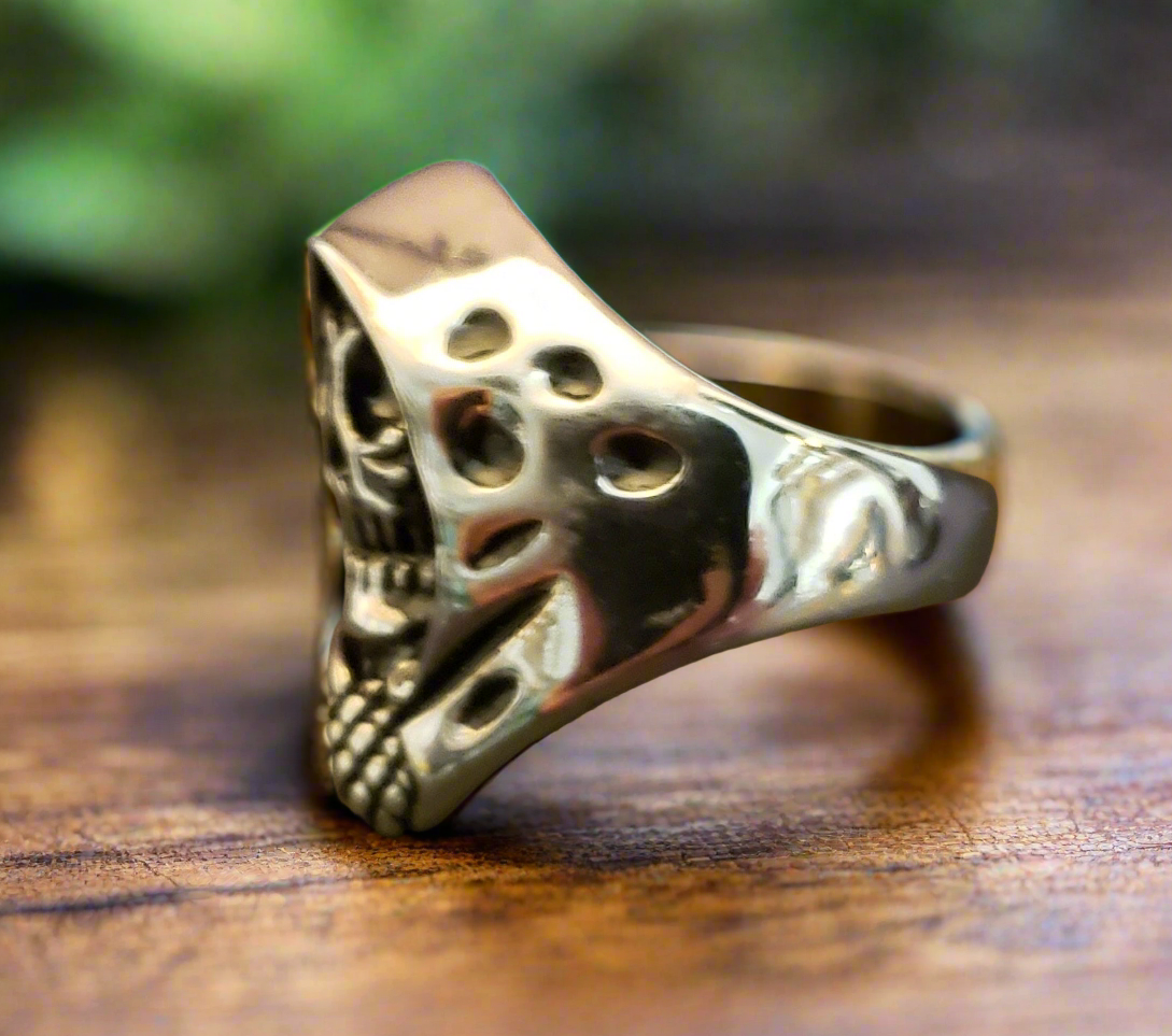 Men's Steel Grim Reaper Ring