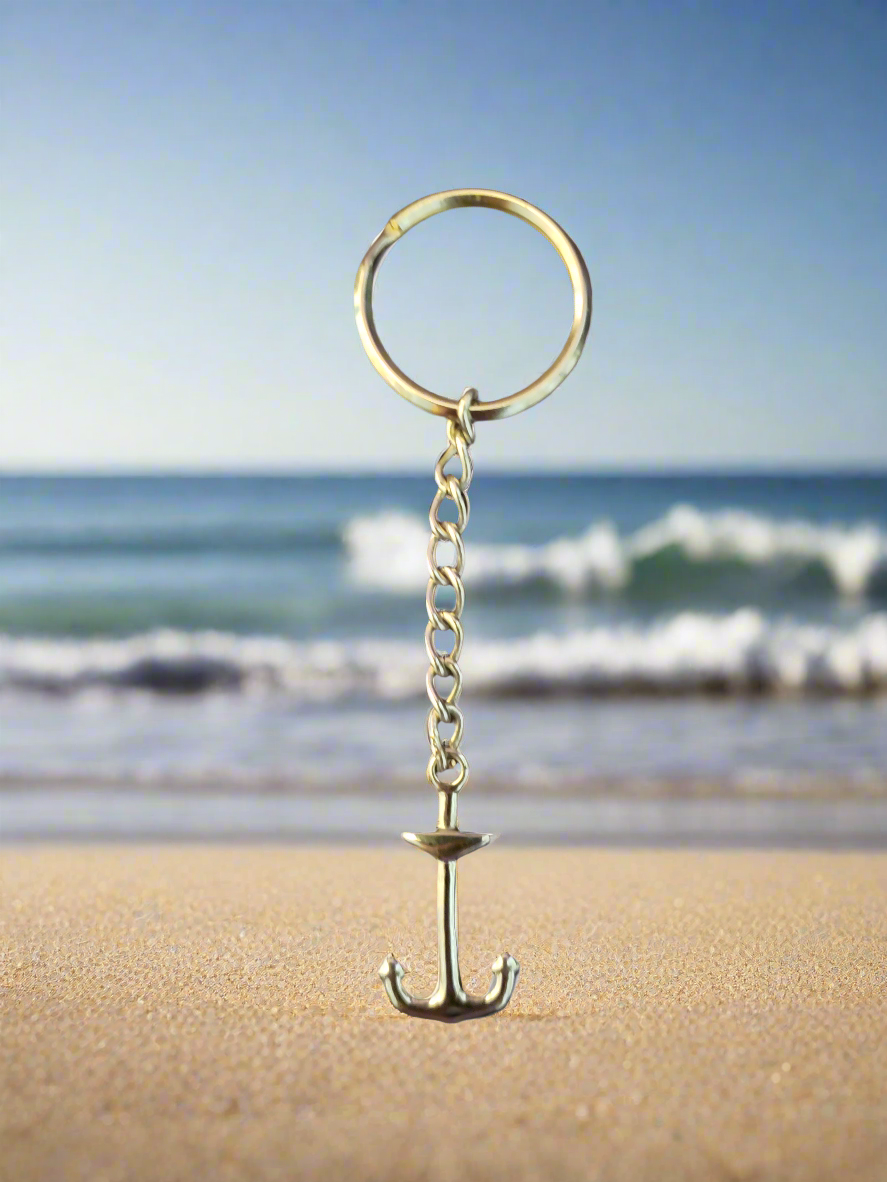 Handmade Keychain with Anchor
