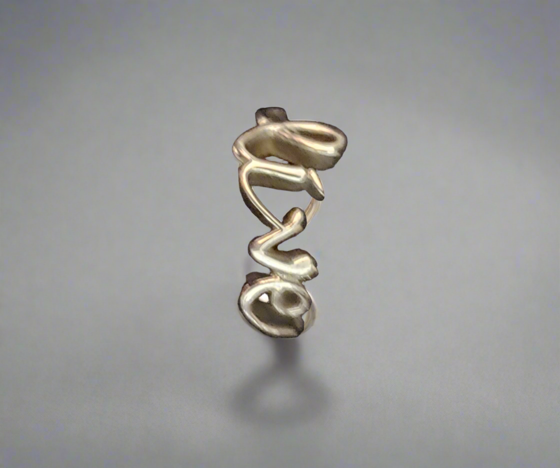 Stainless Steel "Live" Ring