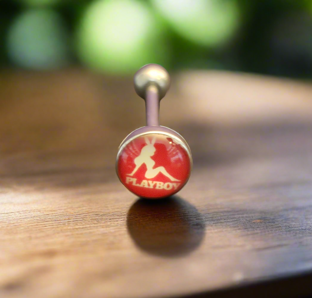 Stainless Steel 316L Bunny Girl Tongue Piercing