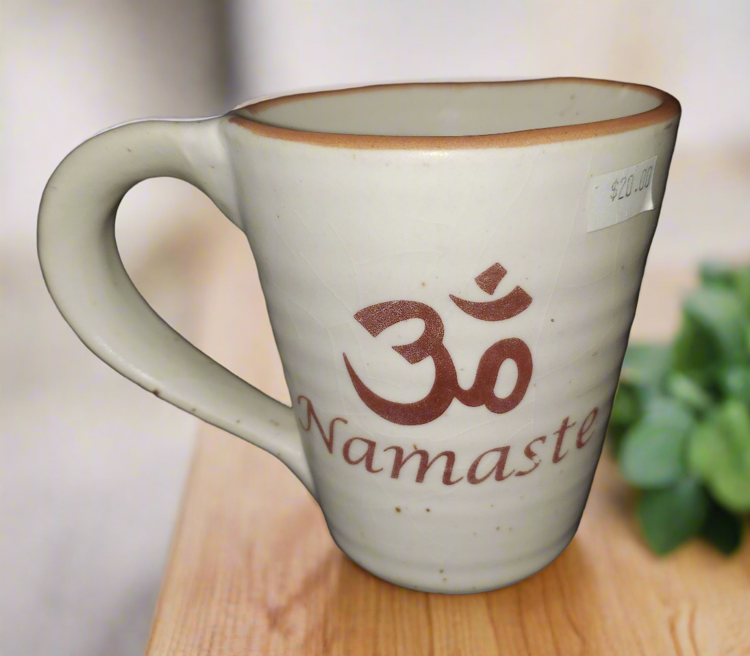 Ceramic Namaste Coffee Mug
