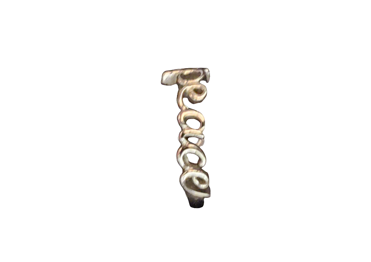 Stainless Steel "Peace" Ring