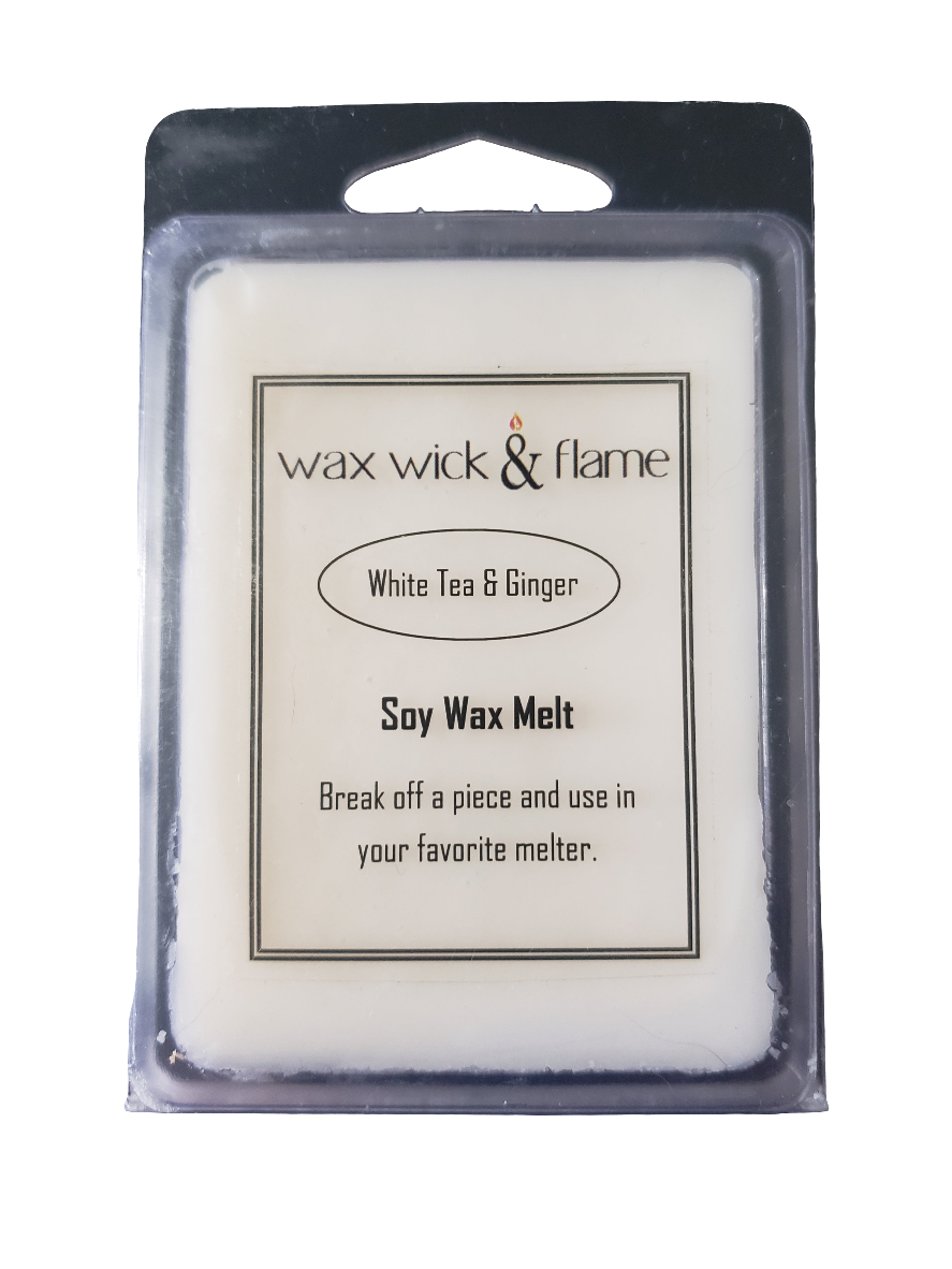 White Tea & Ginger rganic Soy Essential Oil Wax Melts