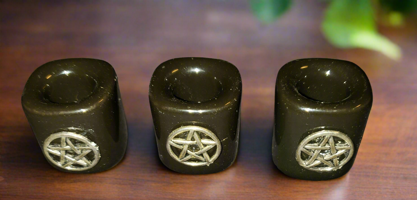 Pentagram Mini candle Holder Set