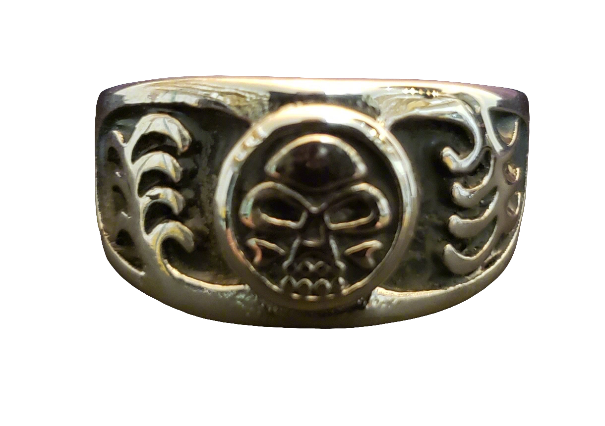Men's Steel Punisher Skull Ring