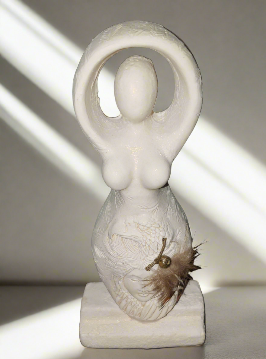 Ancient Native Eagle Goddess Figurine