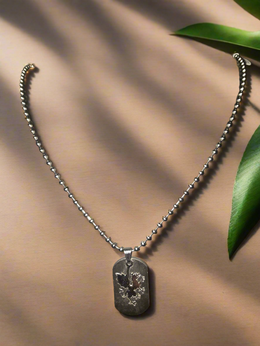 Stainless Steel Chain with Griffin Pendant