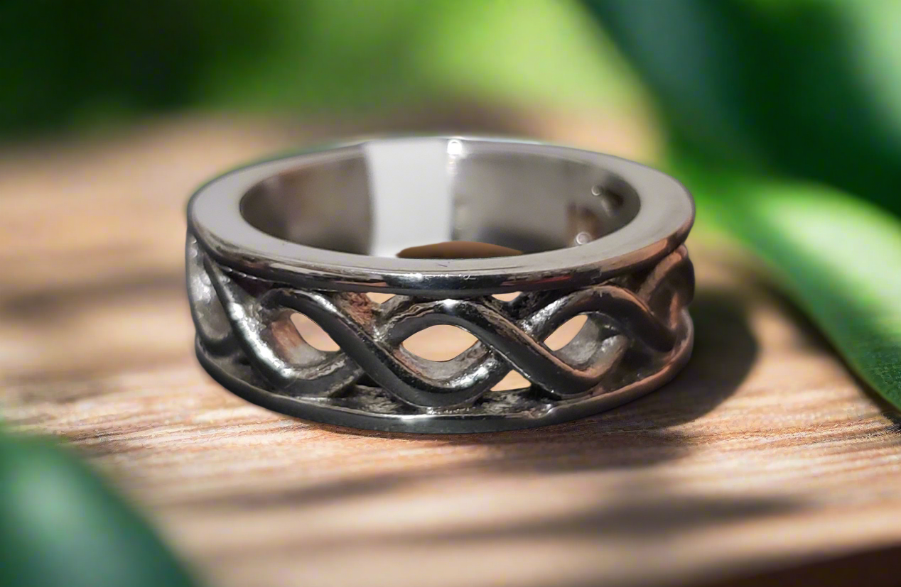 Stainless Steel Infinity Ring