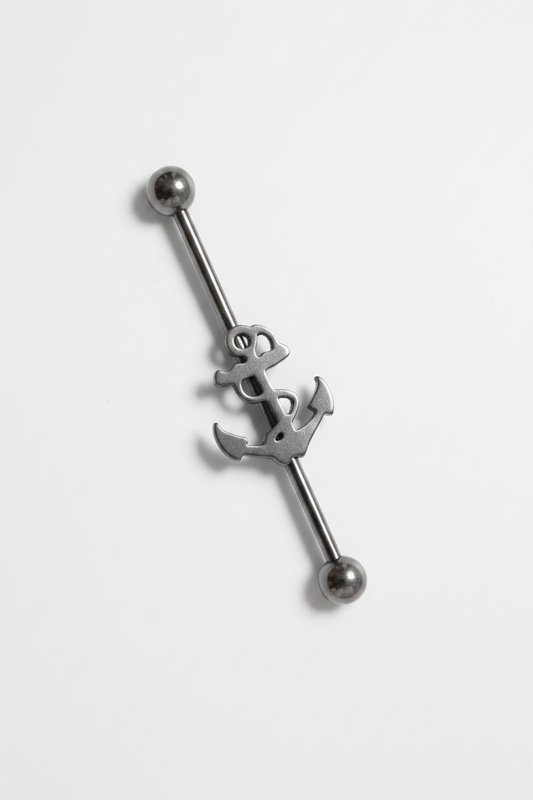 Stainless Steel Anchor Industrial Ear Piercing