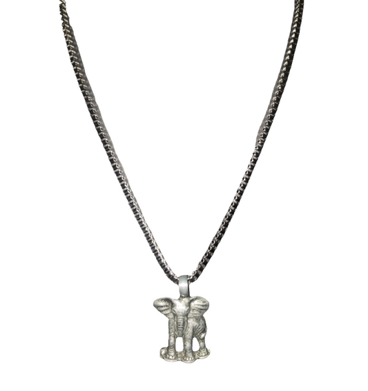 Stainless Steel Chain with Elephant Pendant