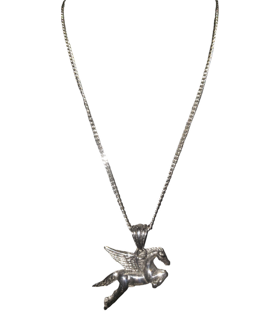 Stainless Steel Chain with Pegasus Pendant