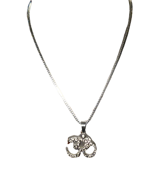 Stainless Steel Chain with AUM Pendant