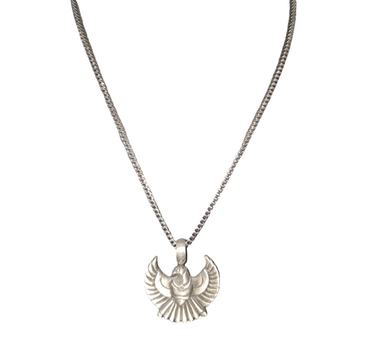 Stainless Steel Chain with Egyptian Beetle Pendant