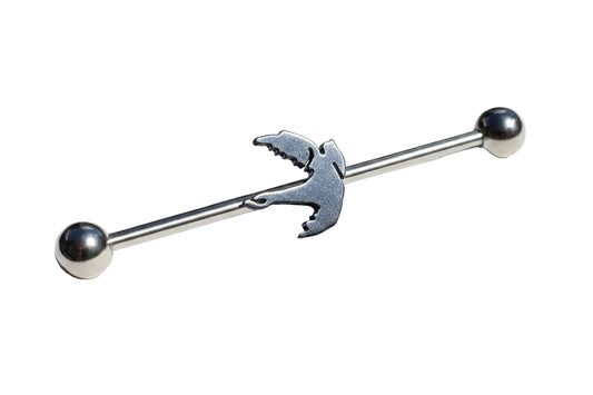 Stainless Steel Dove Industrial Ear Piercing