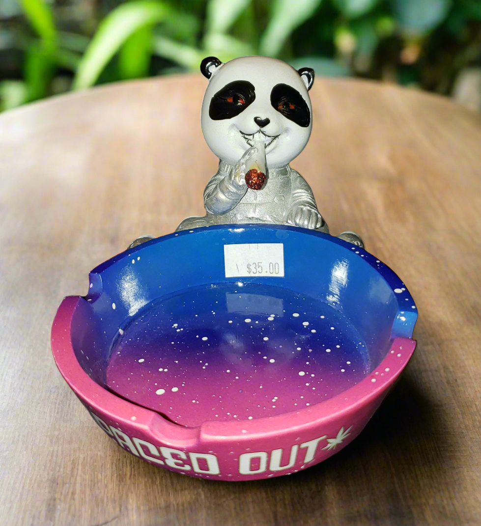 Smoking Panda Ashtray