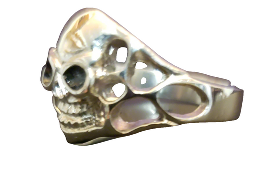 Mens Steel Skull Ring