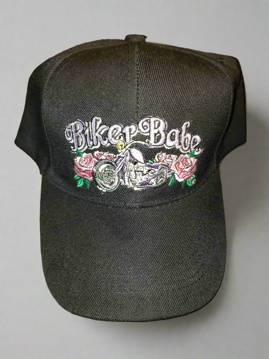 Ball Cap Biker Babe