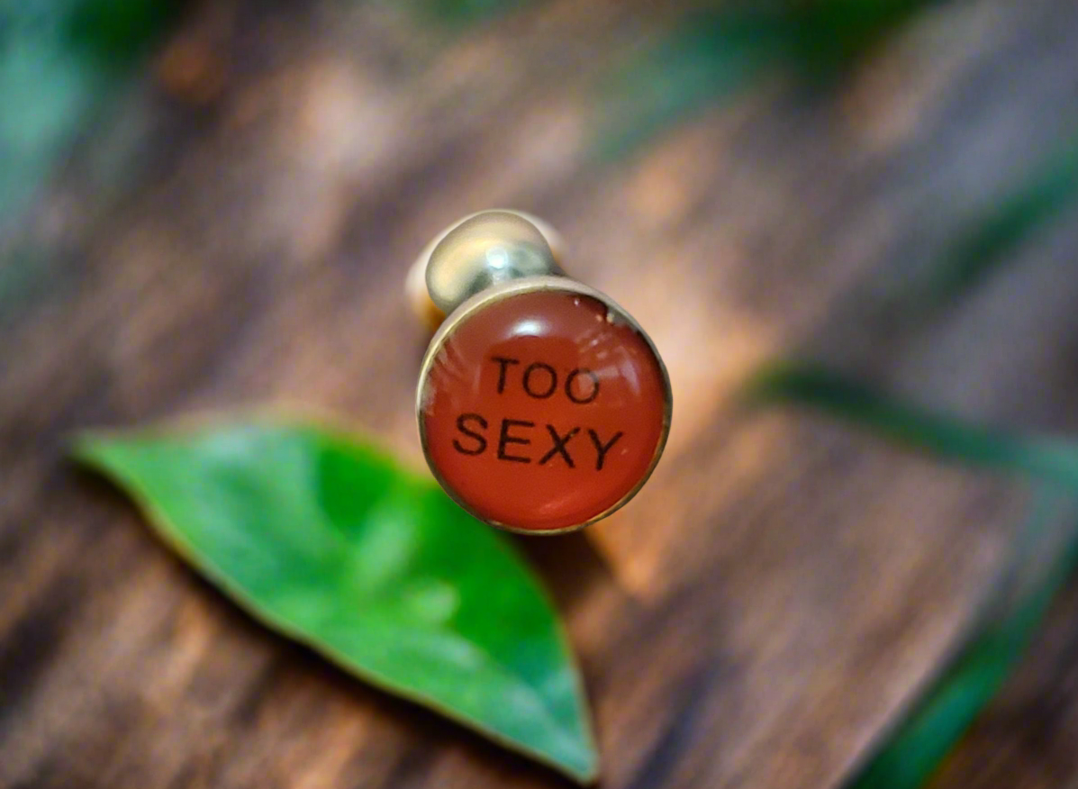 Stainless Steel 316L "Too Sexy" Tongue Piercing