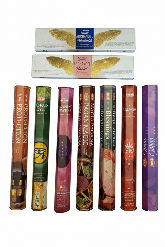 Angelic Blessings Incense Variety Gift Package on a white background.