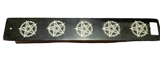 Black Pentacle Incense Holder