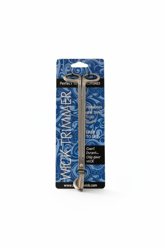 Wick Trimmer Stainless Steel Candle Wick Scissors on a white background.