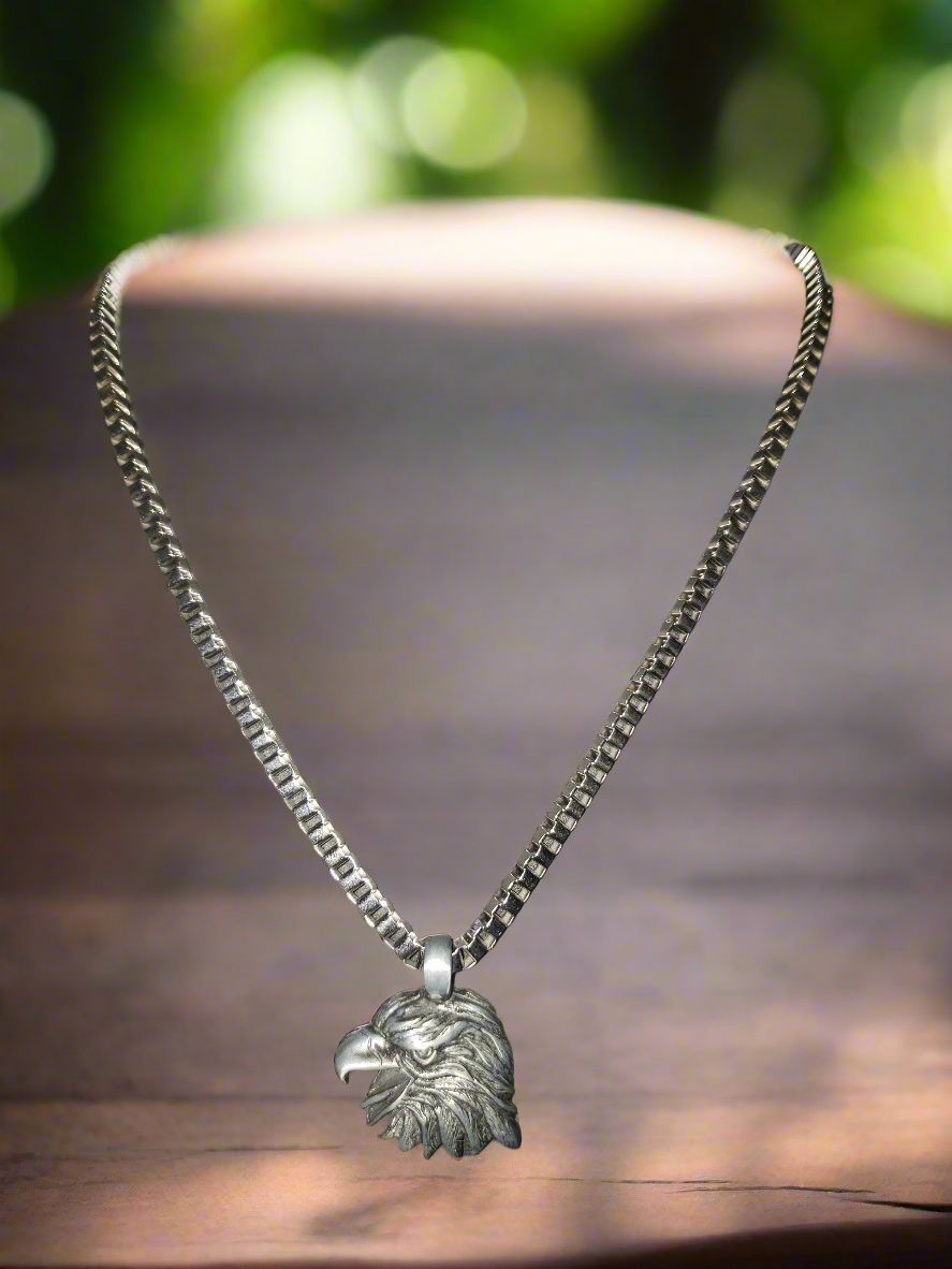 Stainless Steel Chain with Eagle Pendant