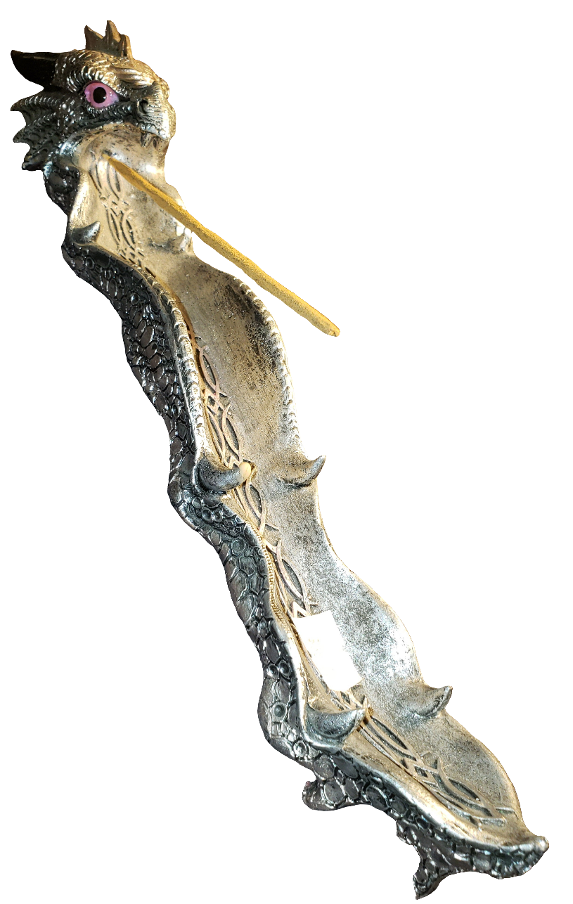 Open Jaws Dragon Incense Holder