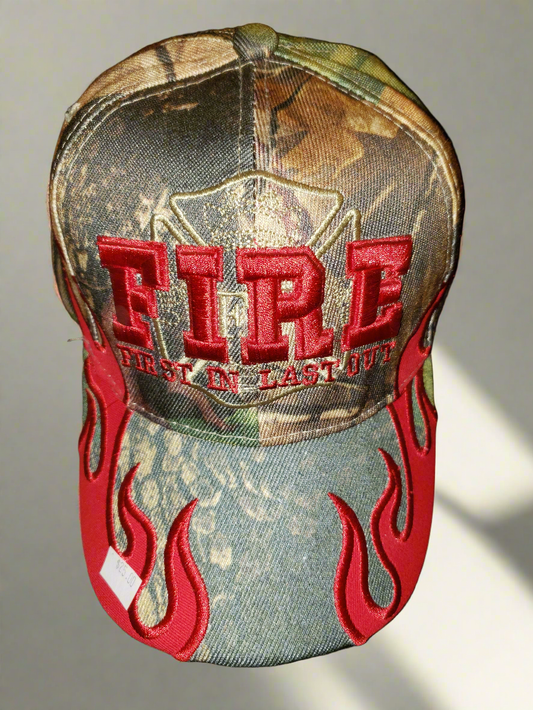 Ball Cap Fire & Flames