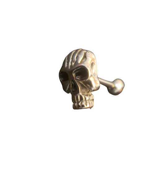 Stainless Steel 316L Skull Tongue Piercing