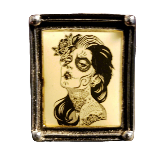 Vintage Photo Frame Style DOD Girl Ring