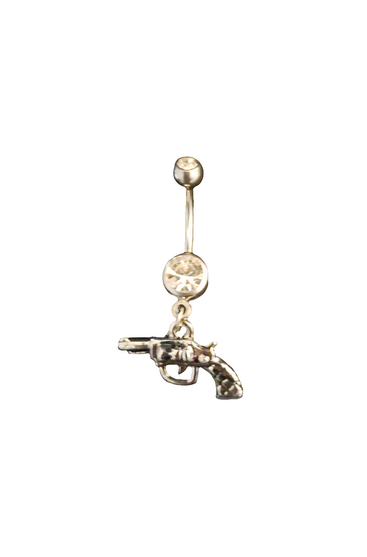 Belly Piercing Stainless Steel 316L with Dangling Gun