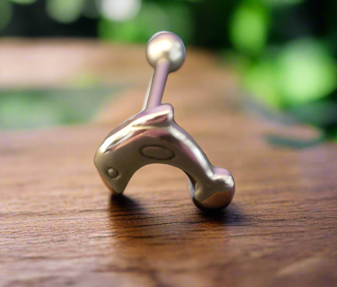 Stainless Steel 316L Dolphin Tongue Piercing