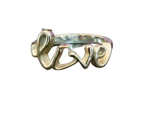 Stainless Steel "Live" Ring