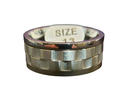 Spinner Ring Double Wide Gears