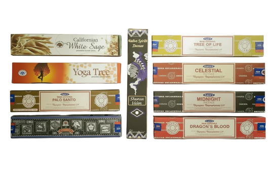 Nocturnal Wisdom Incense Variety Gift Package on a white background.