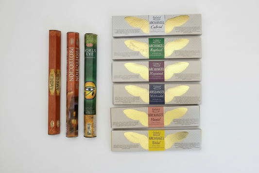 Angelic Protection Incense Variety Gift Package on a white background.