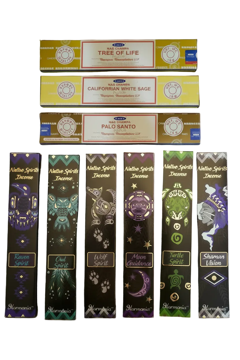 Native Spirits Incense Variety Gift Package on a white background.