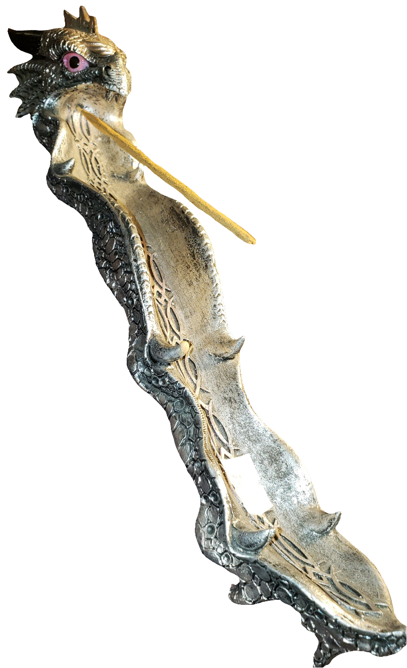 Open Jaws Dragon Incense Holder