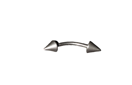 Steel Eye Brow Piercing with Spikes